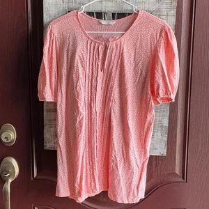 Lucky Brand Coral Blouse